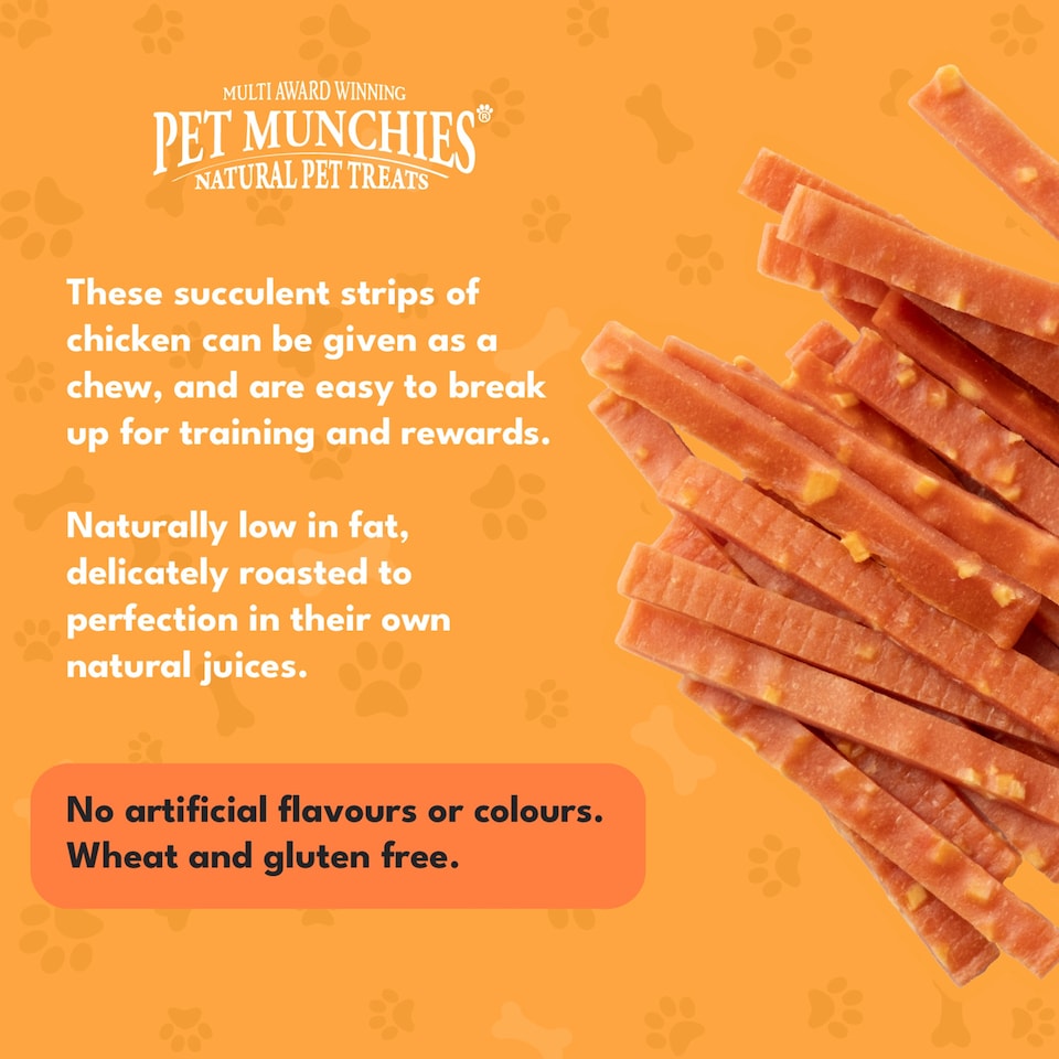 image 1 of Pet Munchies Natural Dog Treats Chicken & Cheese 100g