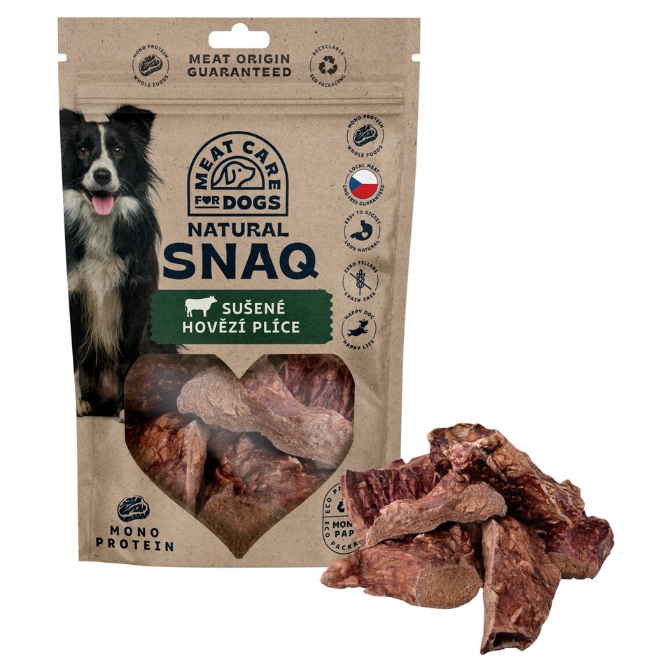 image 1 of Dog Snaq Dried Beef Lung 80g
