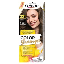 Schwarzkopf Palette Color Shampoo hajszínező 5-0 középbarna (221)