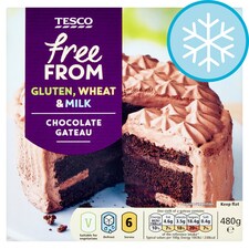 Tesco Free From Chocolate Gateau 480g
