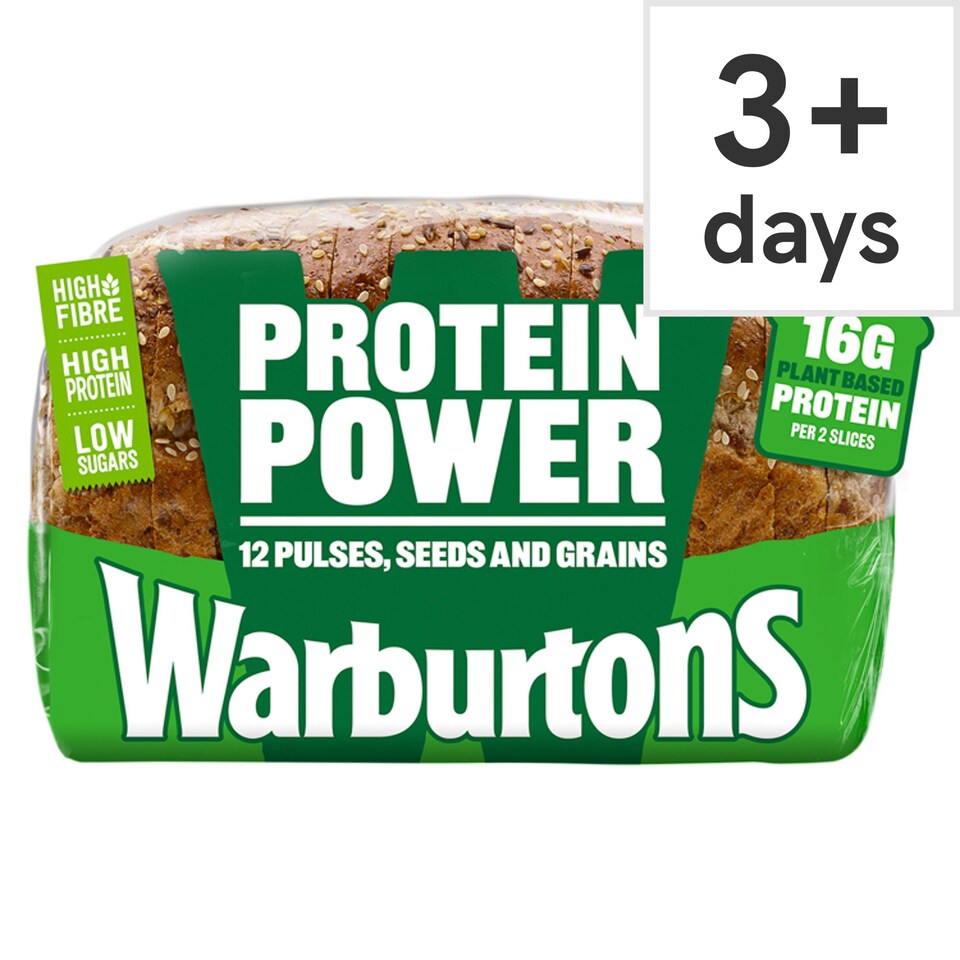 Warburtons Plant Power Sliced Wholemeal Bread 700G Tesco Groceries