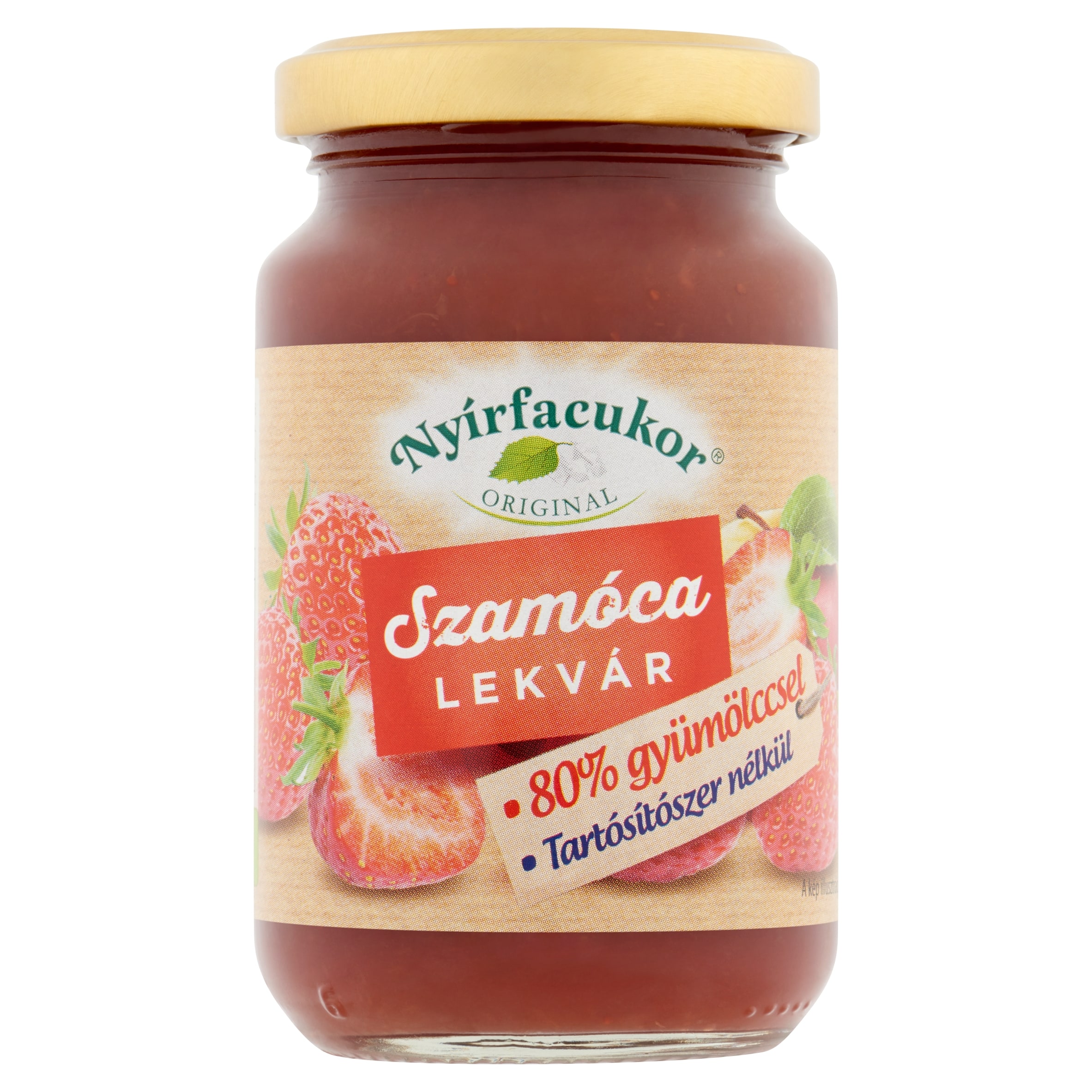 Nyírfacukor Original szamóca-alma lekvár édesít&szerrel 230 g - Tesco ...