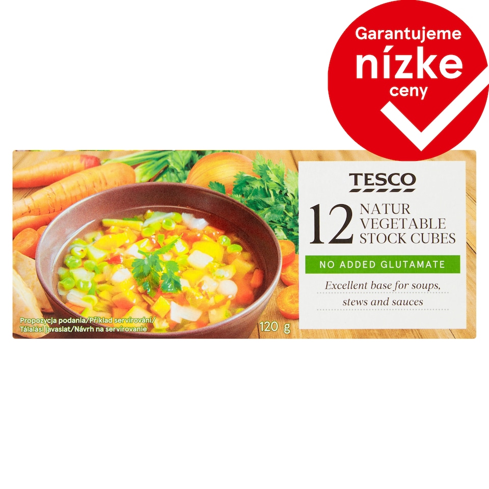 Tesco Zeleninový bujón kocky 12 x 10 g