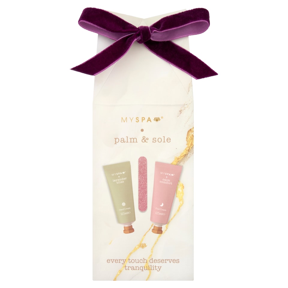 My Spa Palm & Sole hand cream, foot cream and nail file