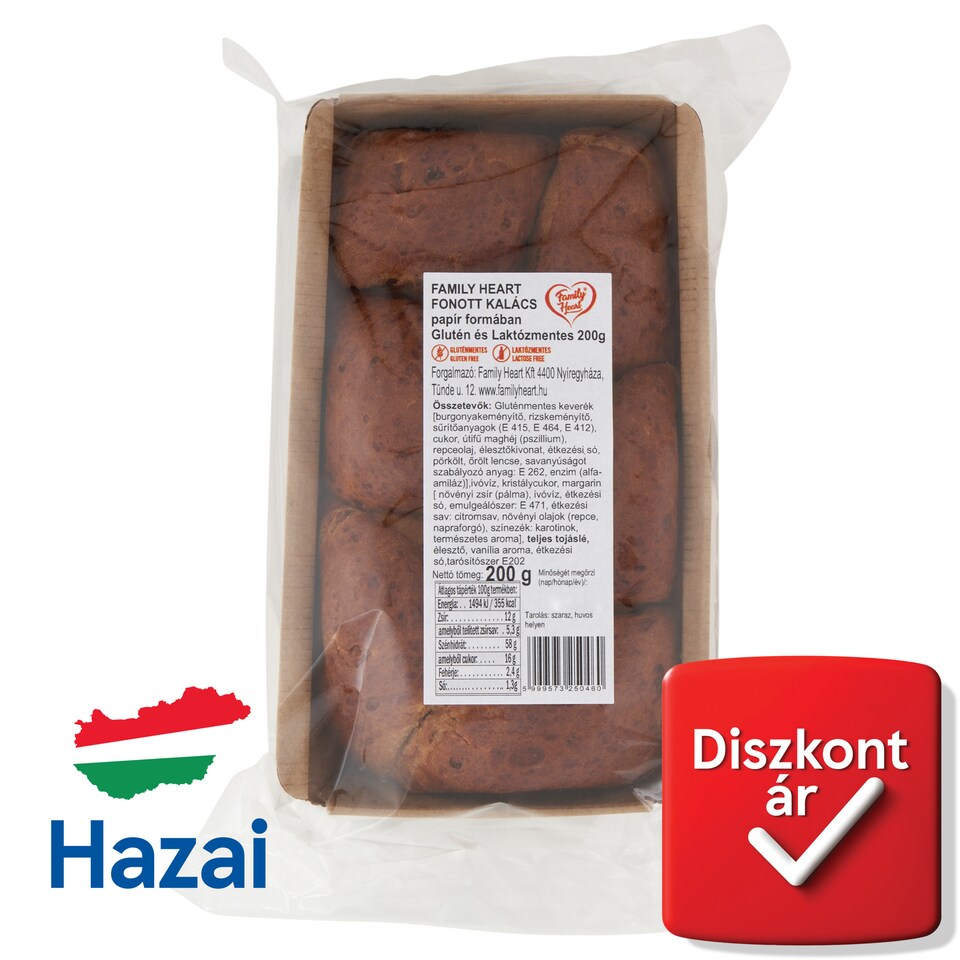 Family Heart Gluten and Lactose-Free Braided Scone 200 g