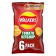 image 3 of Walkers Tomato Ketchup Crisps 6X25g