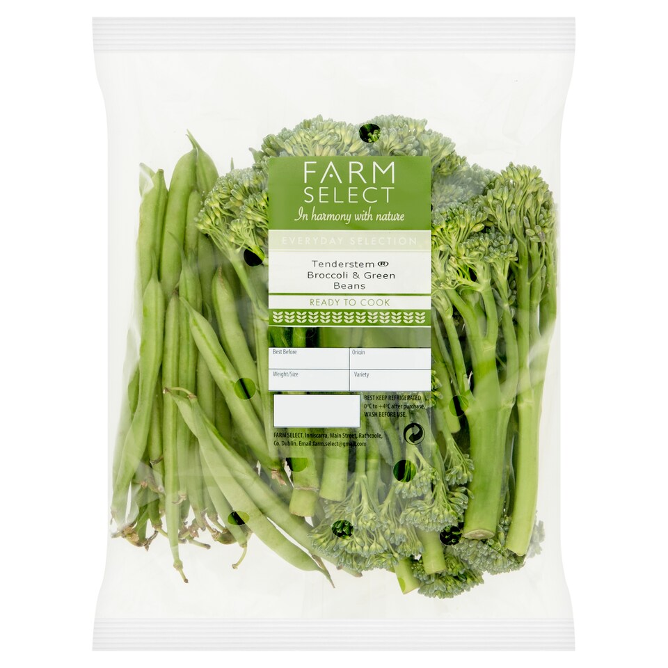 Farm Select Tstem Broccoli And Green Beans 400G