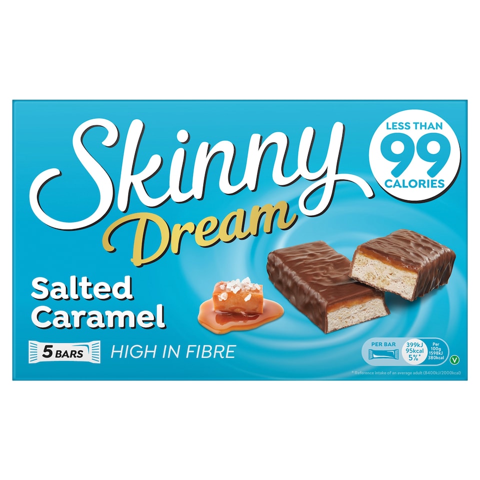Skinny Dream Salted Caramel 5x25g