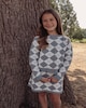 image 1 of F&F x Samantha Faiers 2-Piece Argyle Cardigan and Skirt Set in Grey