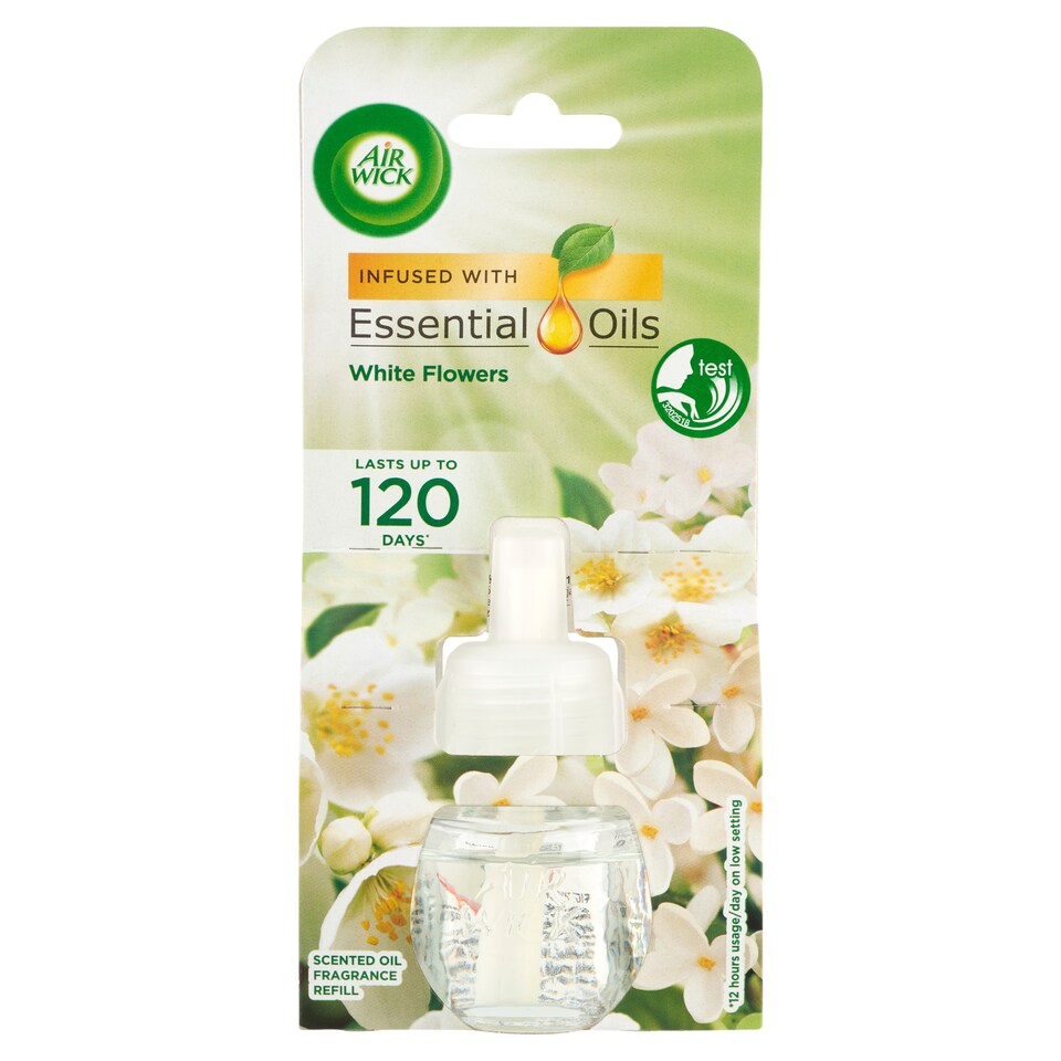 Obrázek 1 pro produkt Air Wick Essential Oils Tekutá náplň do elektrického přístroje bílé květy 19ml