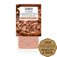 Tesco Farmhouse Pate With Mushrooms 200G