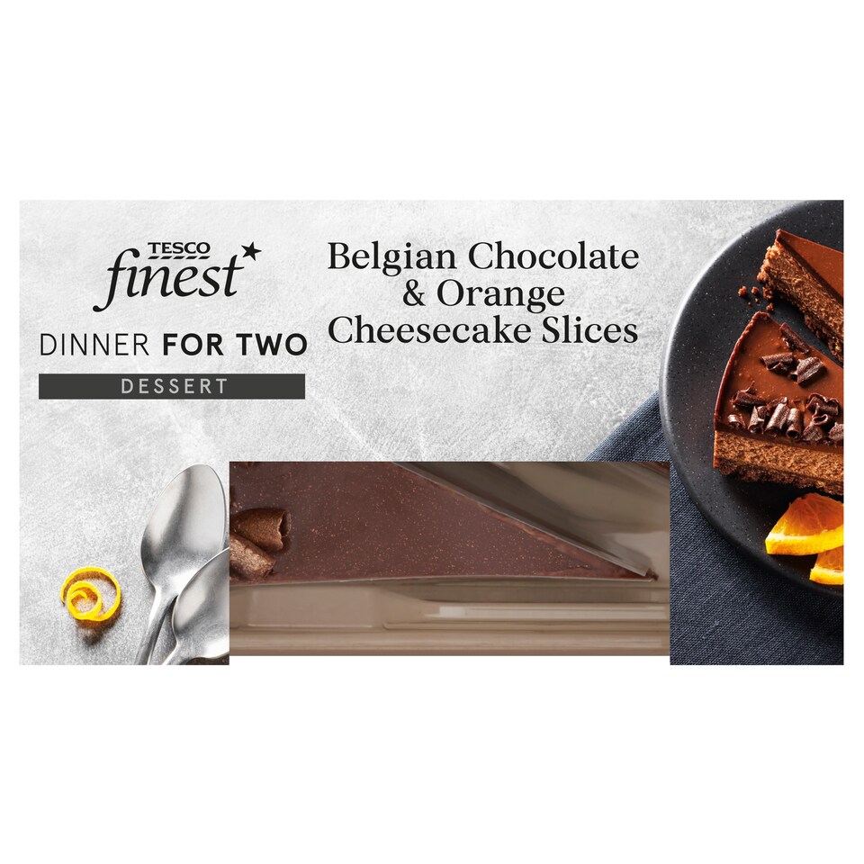 Tesco Finest Chocolate & Orange Cheesecake Slices 180G