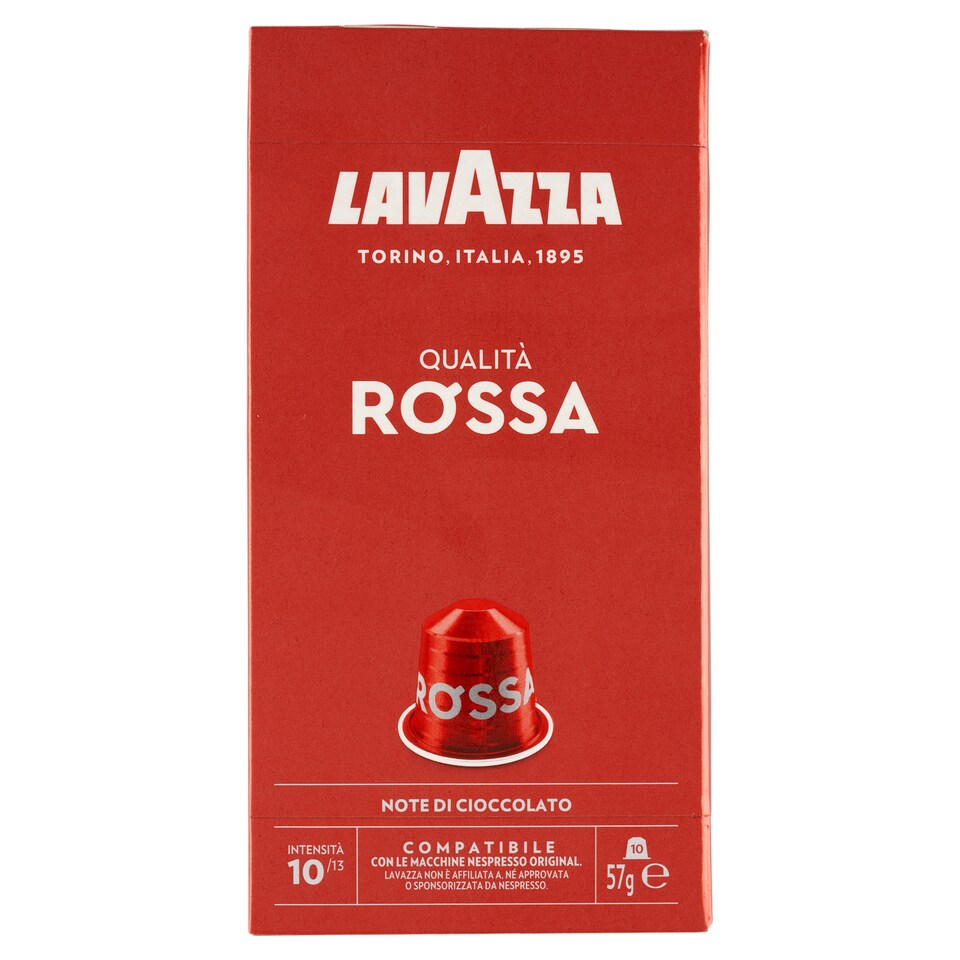 image 1 of Lavazza Qualità Rossa Ground Coffee Capsules 10 pcs 57g