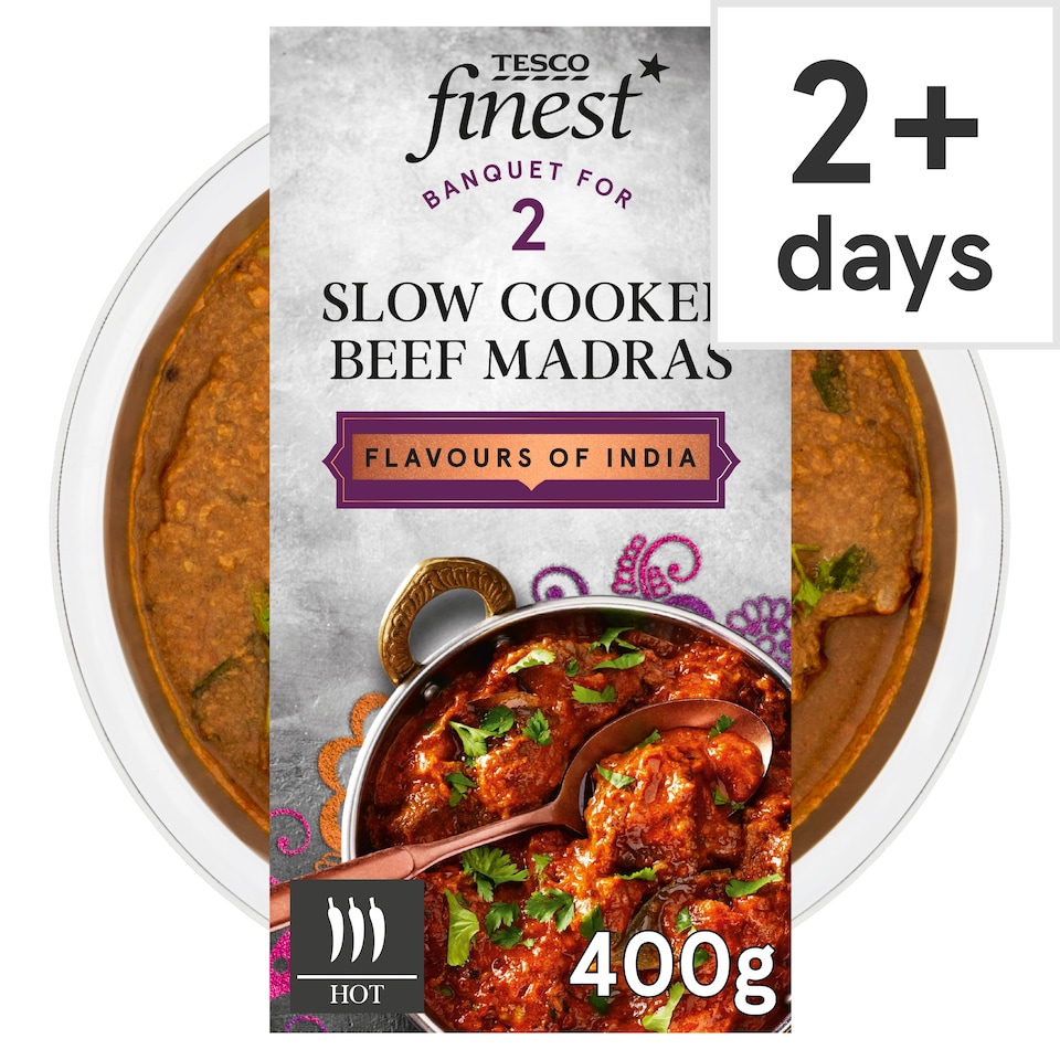 Tesco Finest Beef Madras 400g