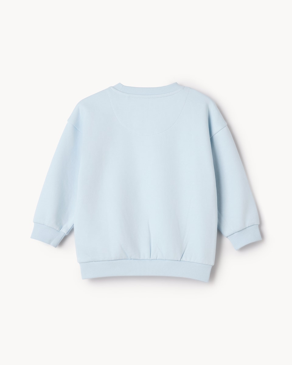 image 1 of Minnie Mouse Cotton Rich Sweatshirt in Blue