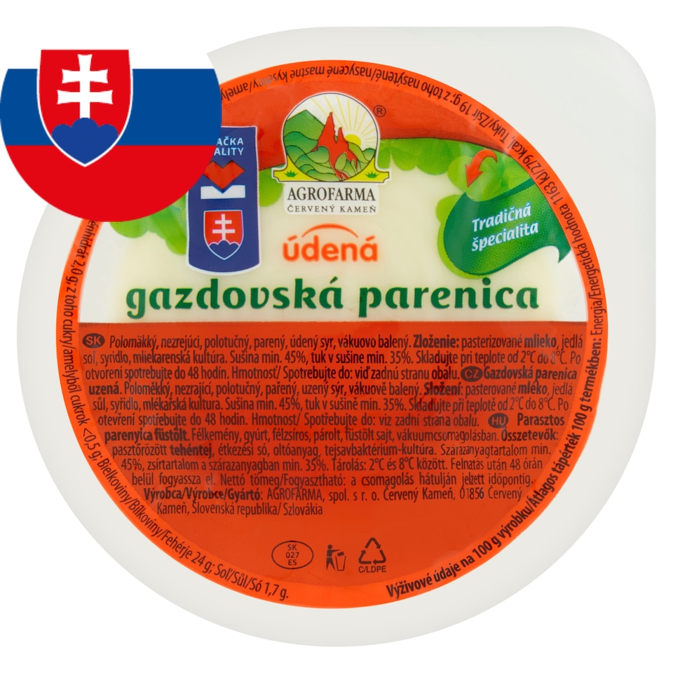obrázok 1 z AGROFARMA Údená gazdovská parenica 0,110 kg