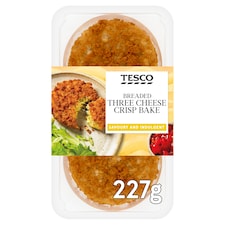Tesco Breaded Three Cheese Crisp Bake 227g