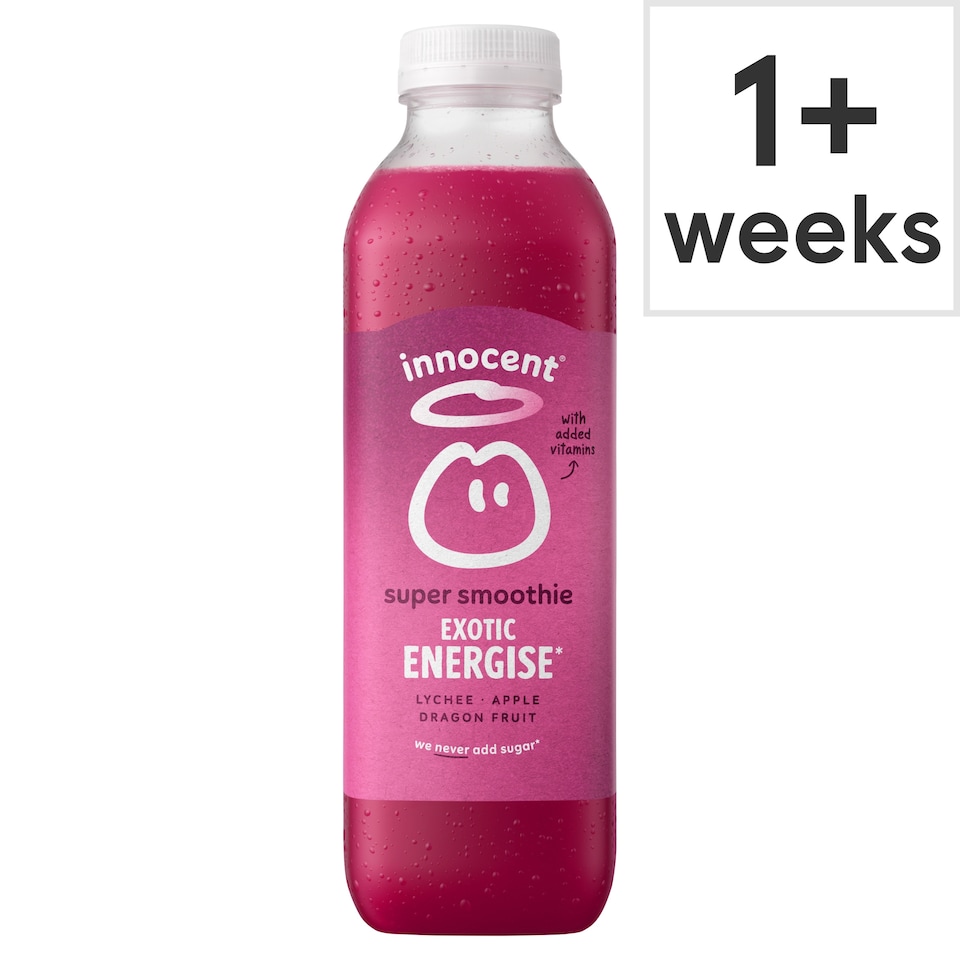 image 1 of Innocent Super Smoothie Lychee, Apple & Dragon Fruit with Vitamins 750ml