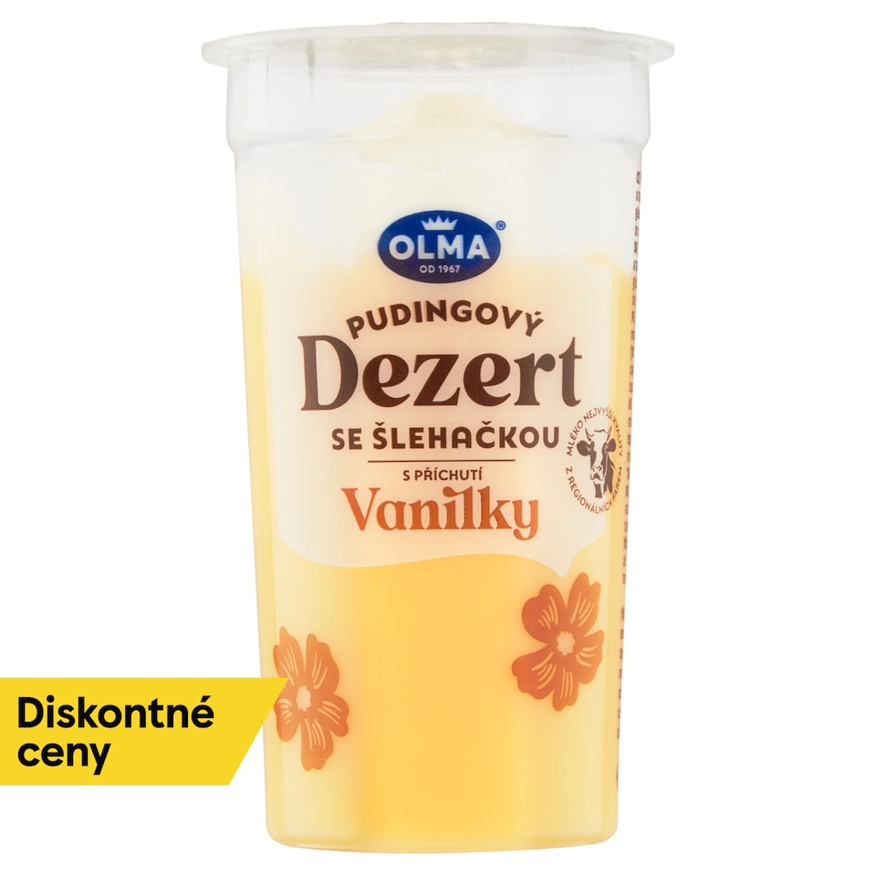 Olma Pudding Cream with Whipped Cream with Vanilla Aroma 200 g