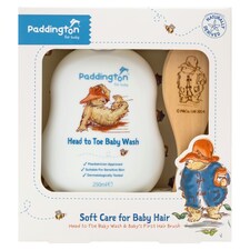 Paddington Baby Wash & Hair Brush Gift Set