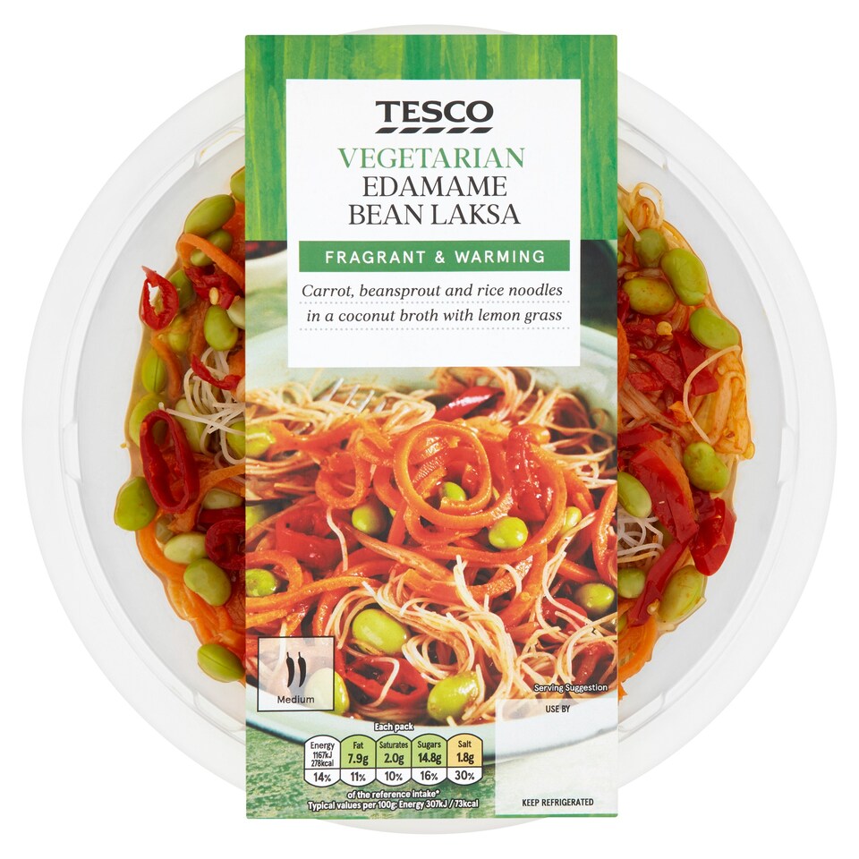 Tesco Edamame Bean Laksa 380G