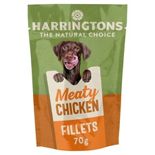 Harringtons Meaty Chicken Fillets Dog Treats 70G