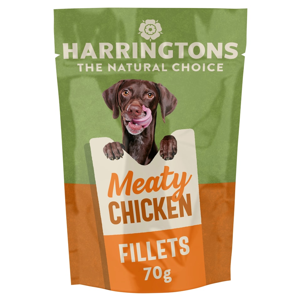 Harringtons Meaty Chicken Fillets Dog Treats 70G