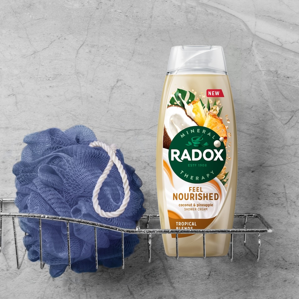 image 1 of Radox Feel Nourished Tropical Blends Shower Gel Body Wash 450ml