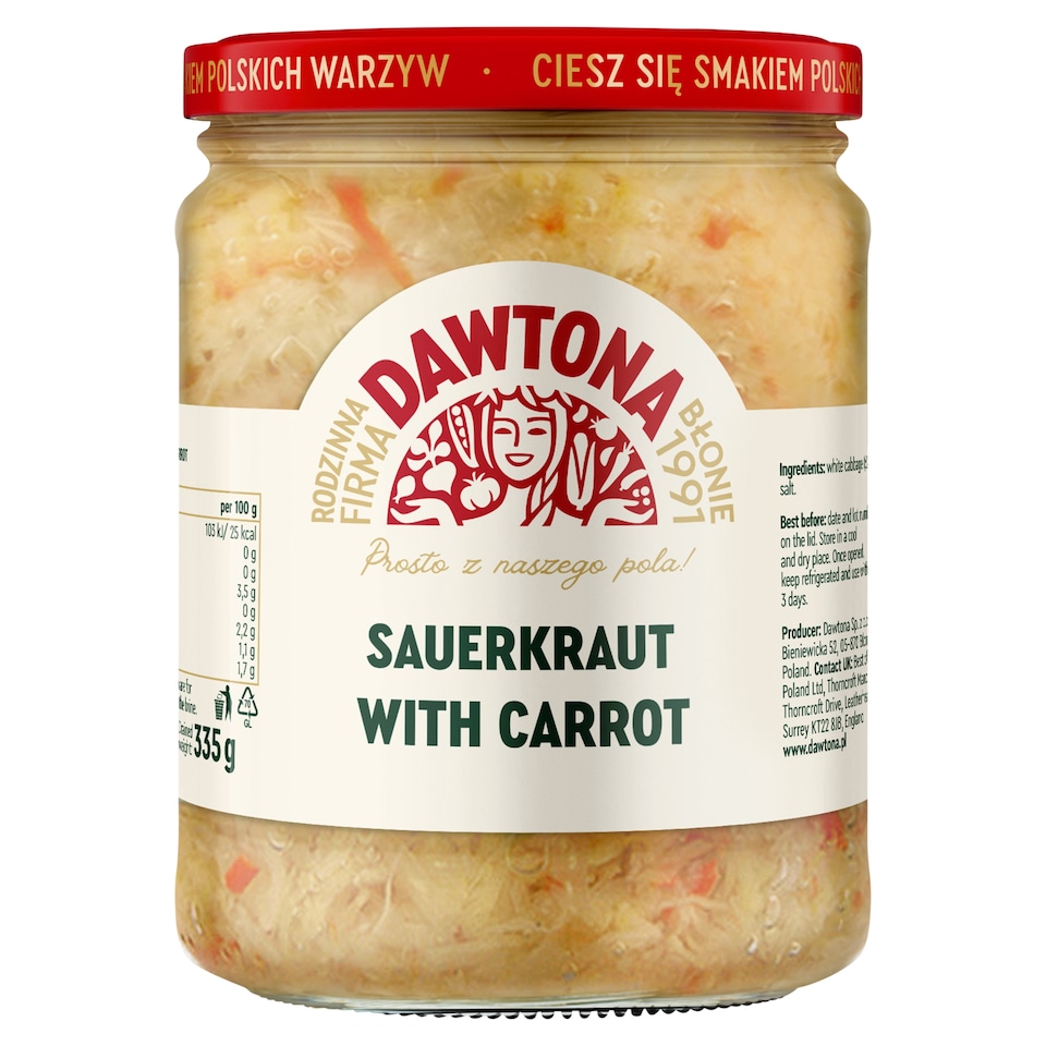 Dawtona Sauerkraut With Carrot 500G