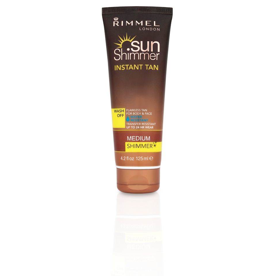 image 1 of Sunshimmer Instant Tan Make Up Medium Shimmer 125Ml