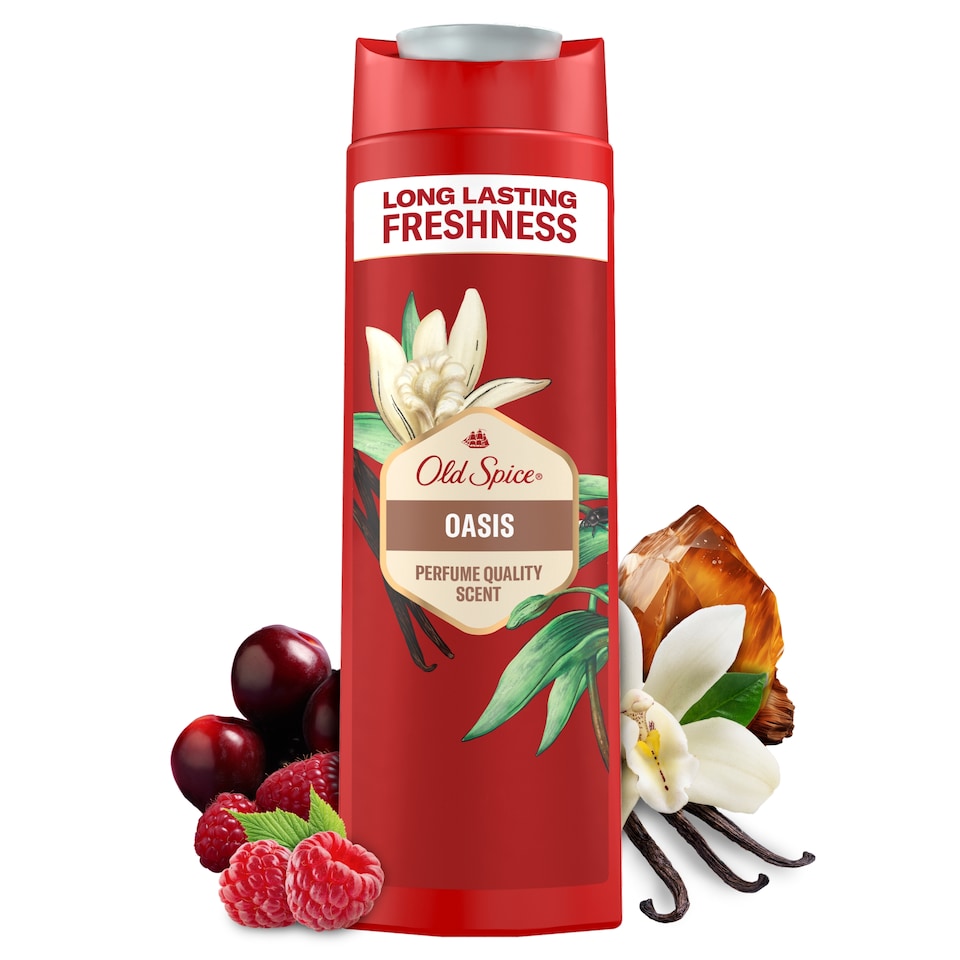 obrázok 1 z Old Spice Oasis 3 v 1 Sprchový Gél a Šampó Pre Mužov 400ml