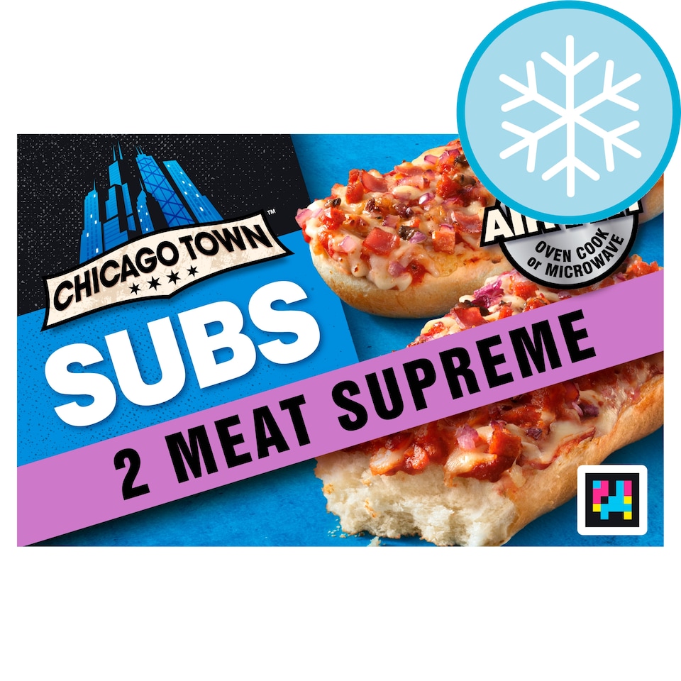 Chicago Town Meat Supreme Pizza Subs 2 Pack 250g