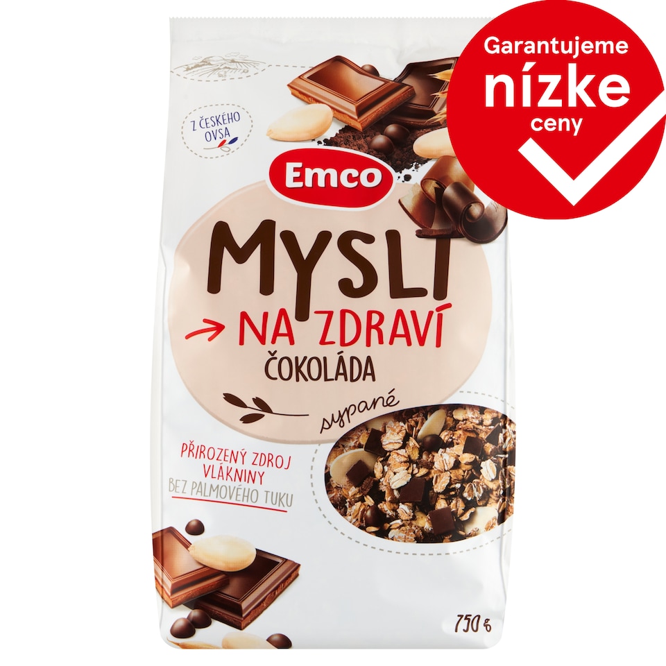 Emco Mysli sypané čokoláda 750 g