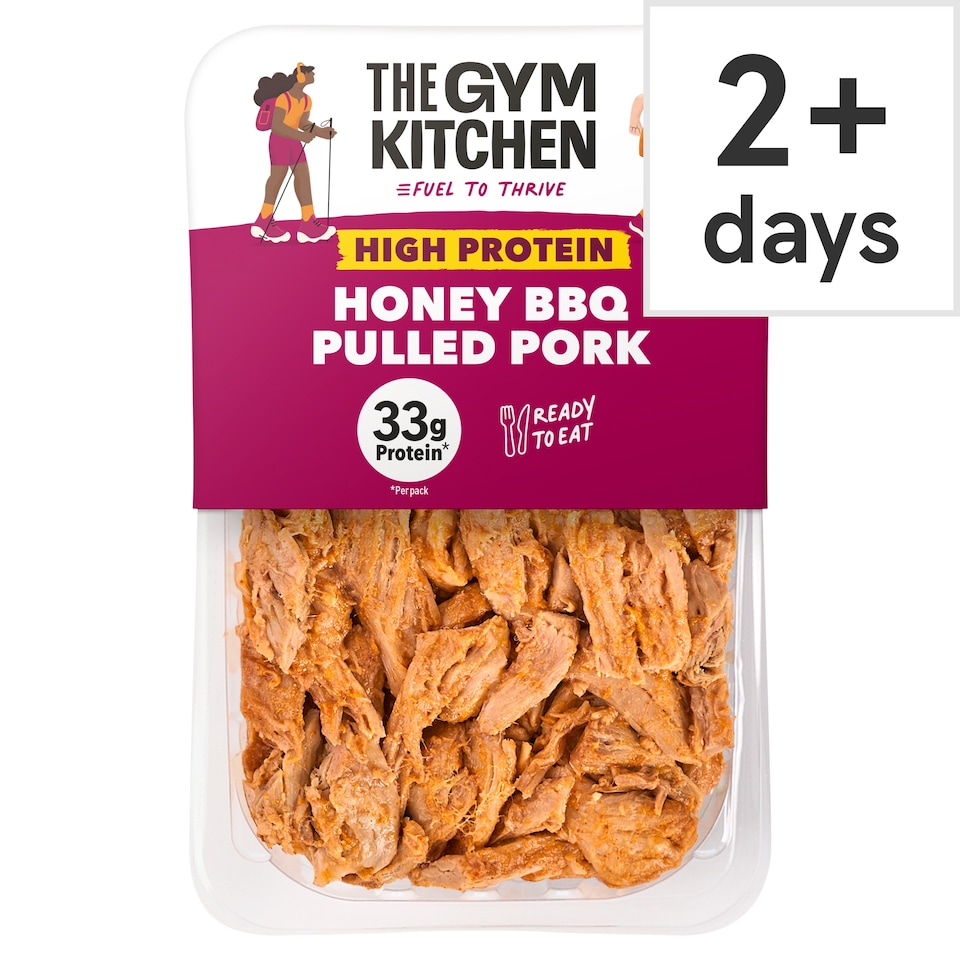 The Gym Kitchen Honey BBQ Pulled Pork 160g