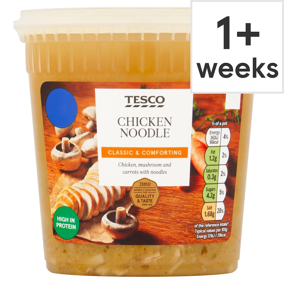 Tesco Chicken Noodle Soup 600g