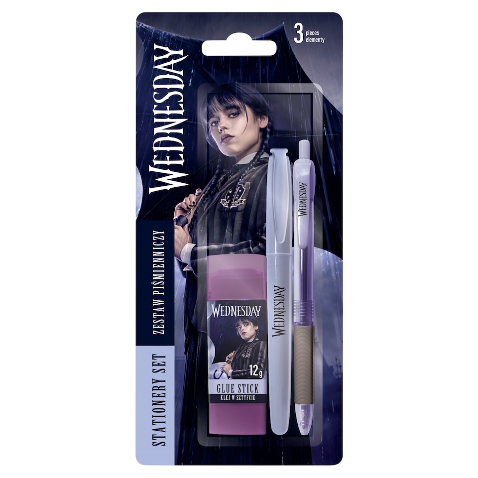 image 1 of Wednesday Stationery Set 3 pcs