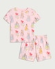 image 1 of Disney Princess 2-Piece Pure Cotton Shorts Pyjama Set in Multi