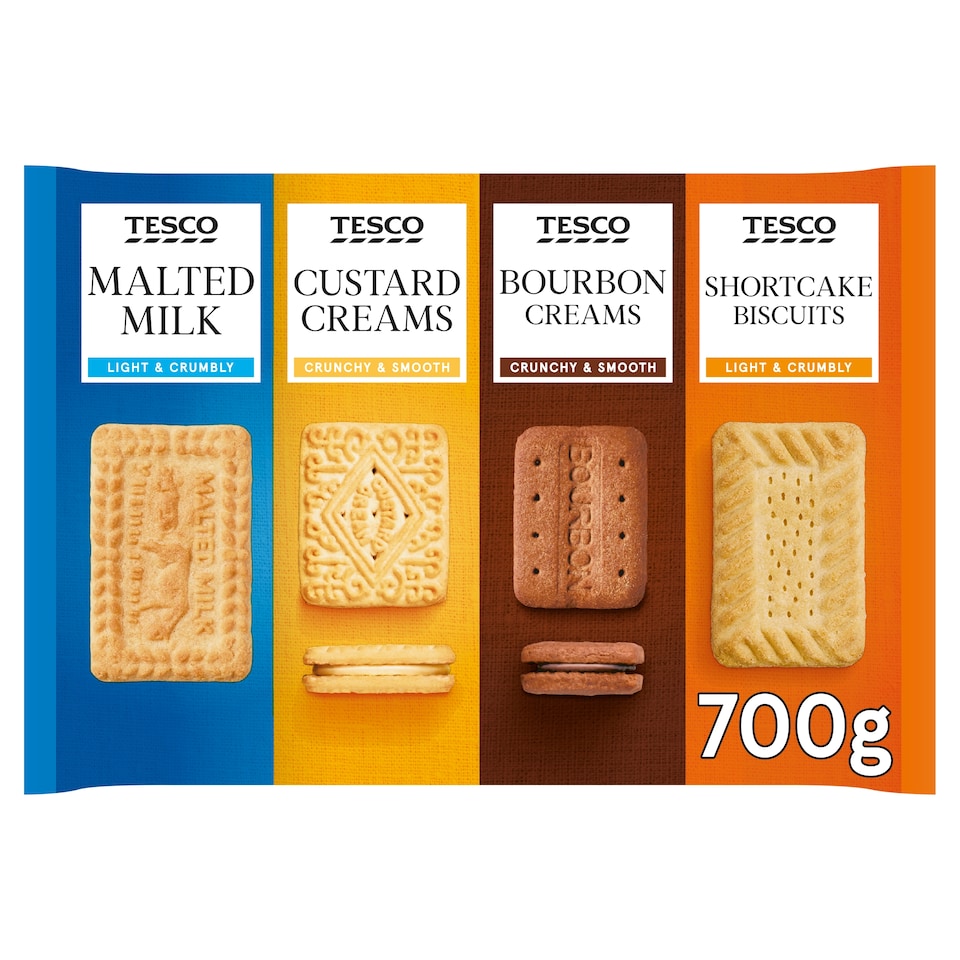 Tesco Variety Pack Biscuits 700G