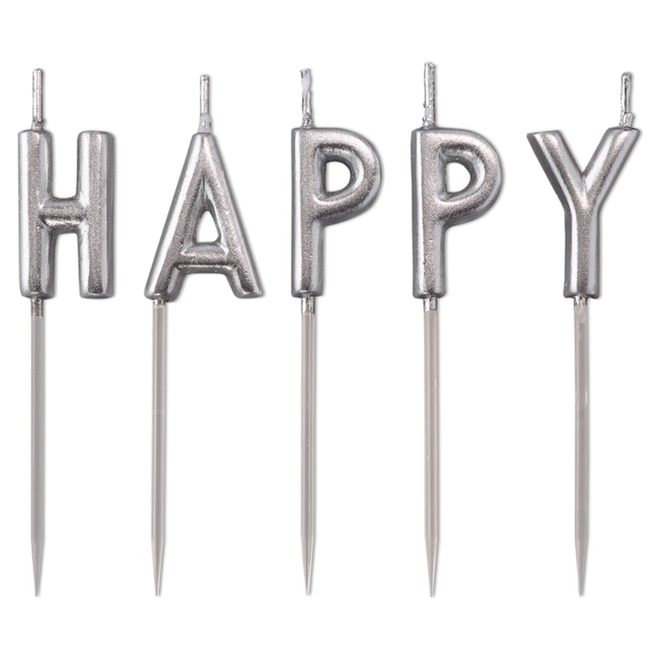 Tesco Birthday Foil Letter Candles