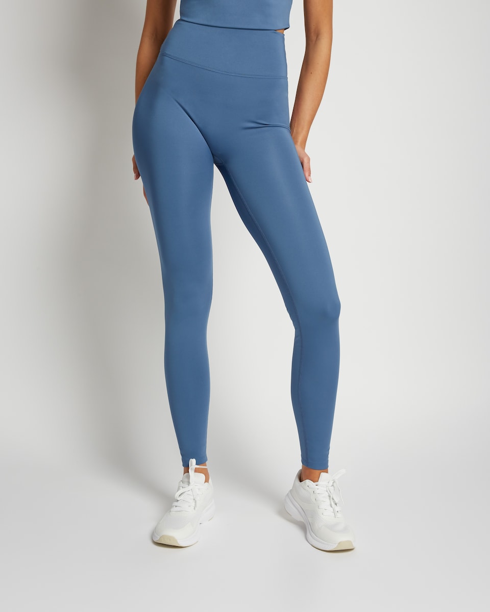 image 1 of Rise by Zara McDermott High Waist Leggings in Blue