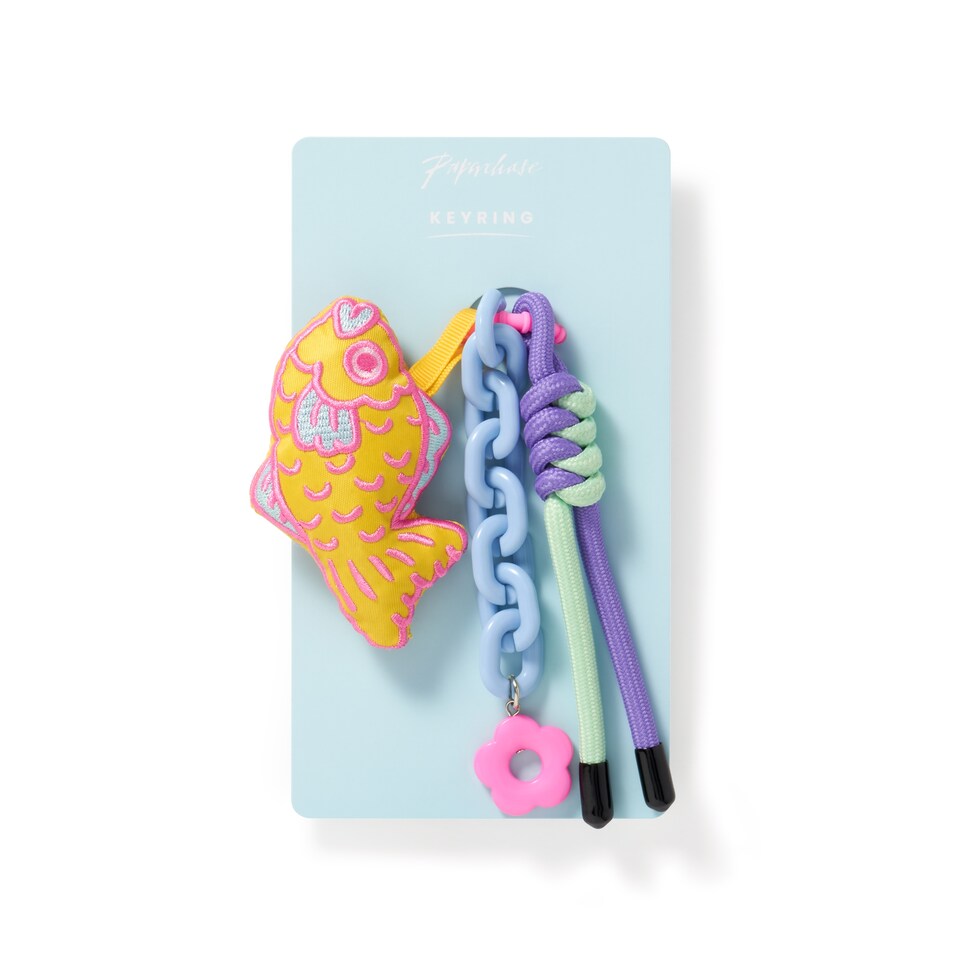 image 1 of Paperchase Cats Keyring