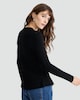 image 3 of F&F Knitted Button Front Cardigan in Black