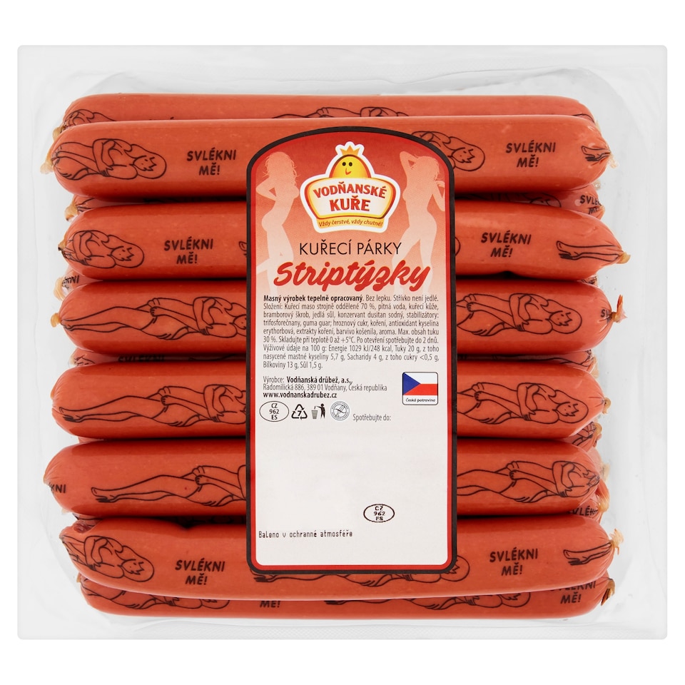 Obrázek 1 pro produkt Kuřecí párky striptýzky