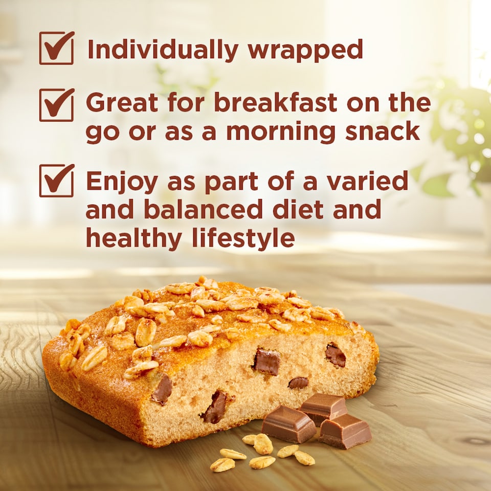 image 1 of Mr Kipling Breakfast Bakes Chocolate Chip Snack Cakes 4 pack