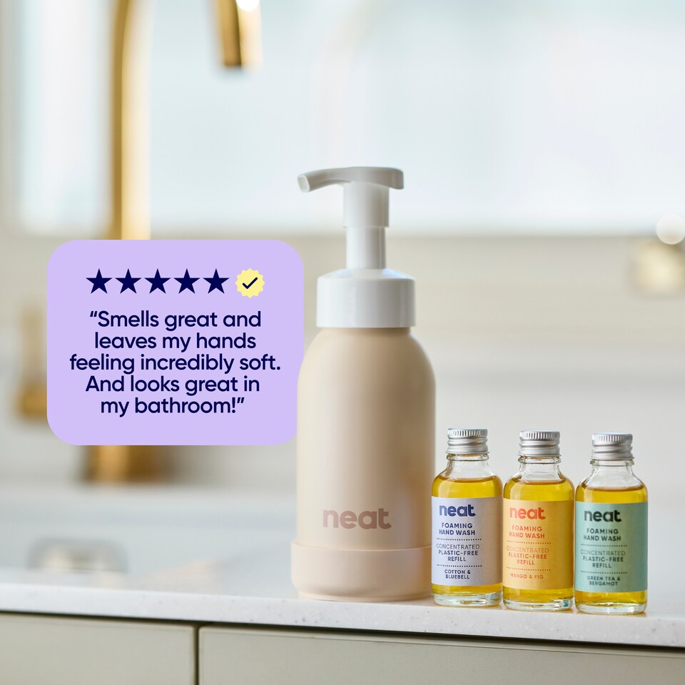 image 1 of Neat Stone Refillable Dispenser for Foaming Hand Wash 300ml