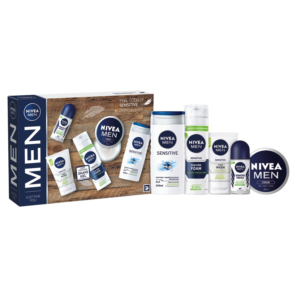 image 1 of Nivea Men Feel Totally Sensitive Giftset