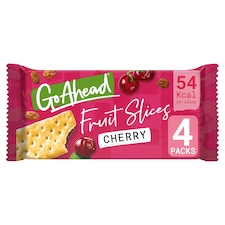 Go Ahead Crispy Fruit Slices Cherry 4 Pack 174g