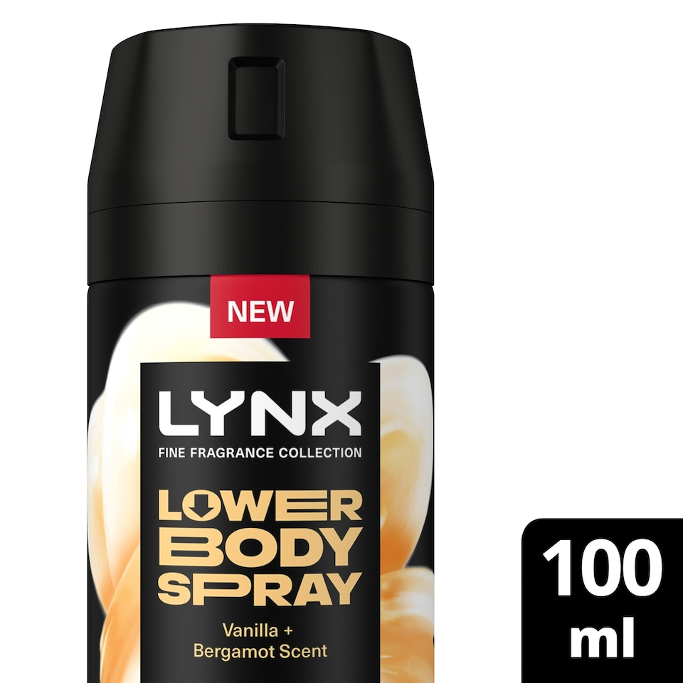 image 1 of Lynx Men Vanilla Premium Lower Body Spray Deodorant 100ml