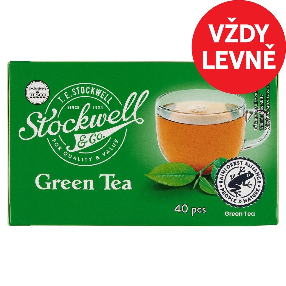 Stockwell & Co. Green Tea 40 x 1.75g (70g)