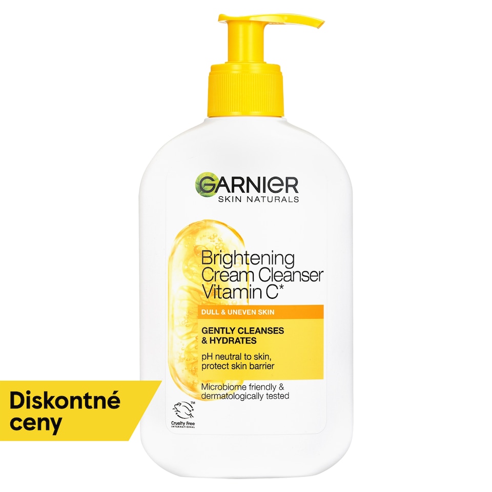 Garnier Skin Naturals rozjasňujúci čistiaci krém s vitamínom C, 250 ml